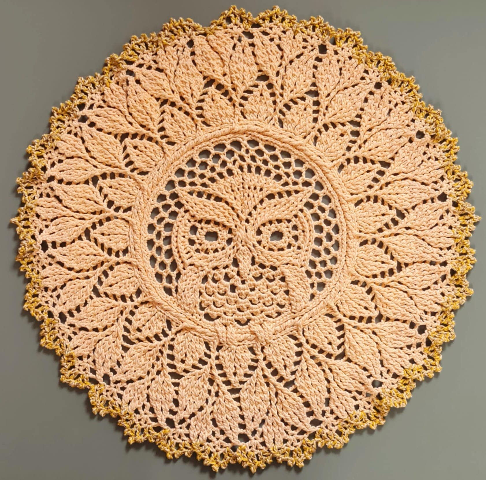 MANDALA BÚHO TEJIDO A CROCHET