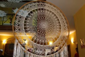 mandala crochet tejida