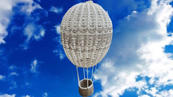 globo volador tejido a crochet